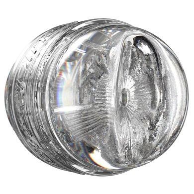 Мастурбатор двосторонній Fleshlight Quickshot Autumn Falls з імітацією вагіни та ануса, прозорий
