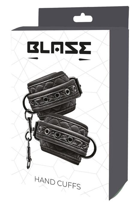 Наручники без ланцюжка стьобані Dream Toys Blaze Handcuff чорні