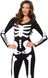 Костюм скелета Leg Avenue Womens Skeleton Bodysuit Halloween Size S