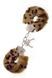 Наручники, Metal Handcuff with Plush, LEOPARD