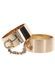 Наручники золотистые металлические Slave Wrist Cuffs TABOOM