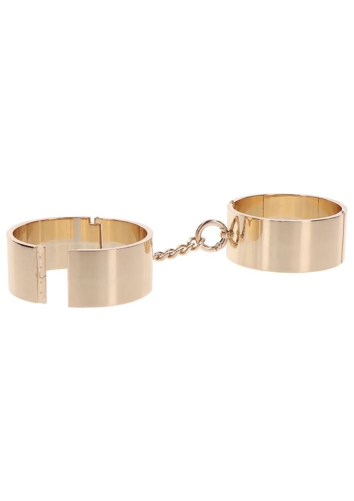 Наручники золотистые металлические Slave Wrist Cuffs TABOOM