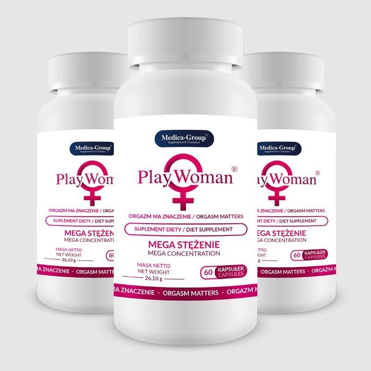 Капсули для підвищення лібідо у жінок Medica Group Supl.diety-PlayWoman (ціна за упаковку, 60 капсул)