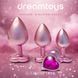 Набір із трьох анальних пробок Dream Toys Gleaming Love, розміри S, M, L, перламутрово-рожевий