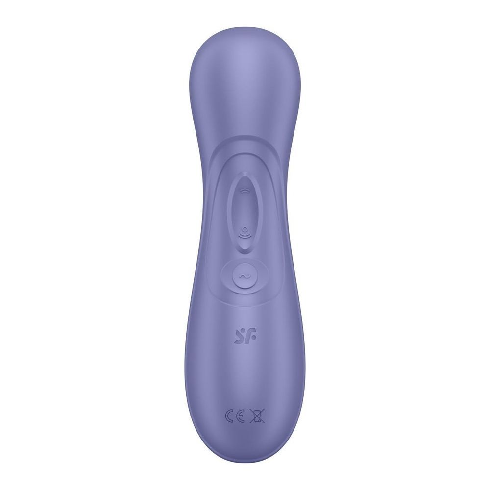 Вакуумный стимулятор клитора Satisfyer Pro 2 Generation 3 (в наборе две силикон. насадки), лиловый