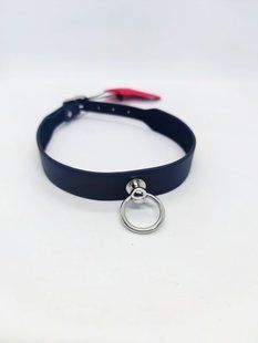 Нашийник з кільцем Collar black with ring