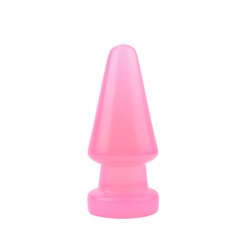 Велика анальна пробка  Chisa Hi-Rubber Anal Delight Plug Pink 17*7 см