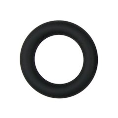 Кольцо на пенис силиконовое, черное, S