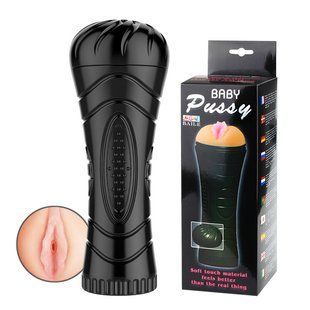 Мастурбатор-вагіна реалістична BAILE Baby Pussy у колбі, 24 &times; 9 см