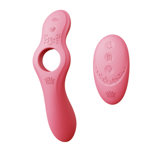 Смарт-вібратор для пар Zalo Jessica Set з Управлінням з телефону і пультом PINK