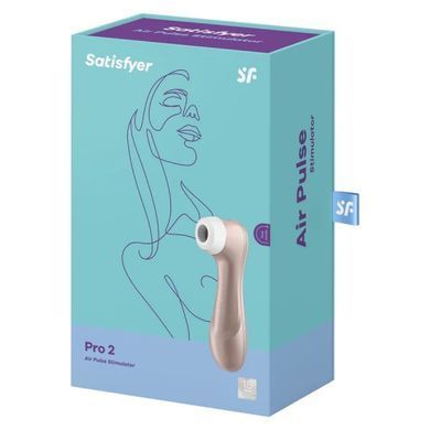 Вакуумный стимулятор клитора SATISFYER PRO 2, бесконтактный, 16,5 &times; 4,6 см
