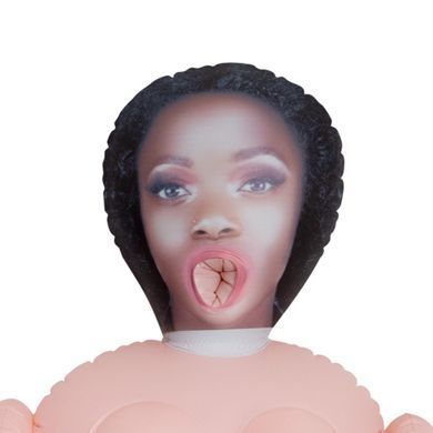 Секс-лялька з 3 отворами Crushious LUCIA The Inflatable Nurse, бежева, 155 см