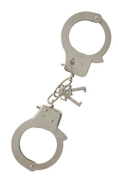 Наручники, Large Metal Handcuffs with Keys