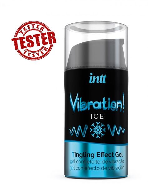 ТЕСТЕР / Жидкий вибратор Intt Vibration ICE( эффект охлаждения) 15 мл