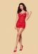 Сорочка&nbsp;Obsessive&nbsp;860-CHE-3&nbsp;chemise&nbsp;&&nbsp;thong&nbsp;red&nbsp;L/XL