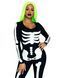 Костюм скелета, светиться в темноте Leg Avenue Womens Skeleton Bodysuit Halloween, размер M