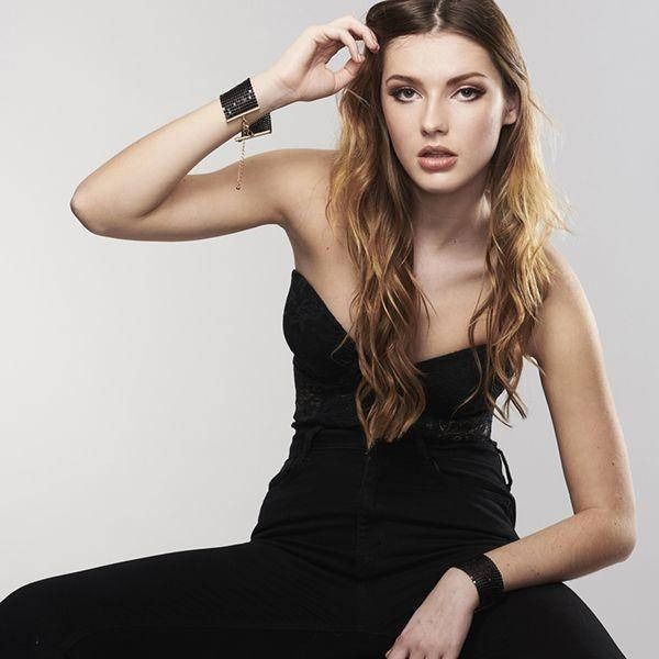 Браслеты-наручники DESIR METALLIQUE чорні Bijoux Indiscrets