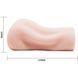 Мастурбатор вагіна реалістичний самозмащувальний Crazy Bull бежевий, 12 х 7 см