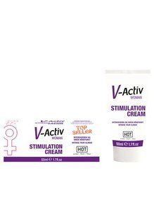 Крем возбуждающий для женщин HOT V-ACTIV, 50 мл