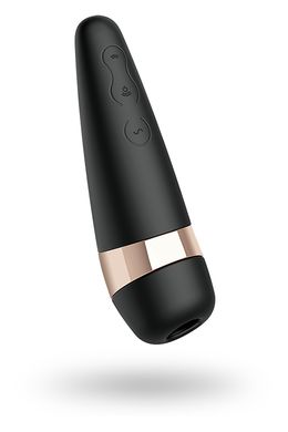 T360053 вакуумний кліторальний стимулятор SATISFYER PRO 3 VIBRATION, Черный