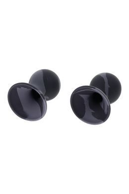 Вакуумні помпи для сосків Sportsheets Velvet Noir силіконові, чорні, 2 шт
