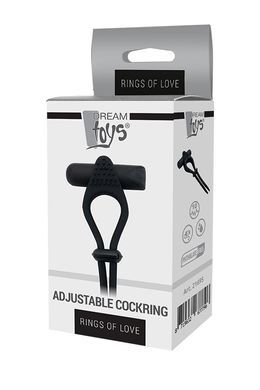 Ерекційне віброкільце Dream Toys RINGS OF LOVE ADJUSTABLE COCKRING