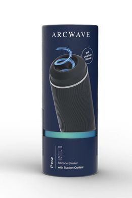 Мастурбатор преміум-класу з контролем всмоктування Arcwave Pow Stroker Black