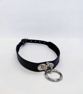 Нашийник з кільцем Collar black with ring