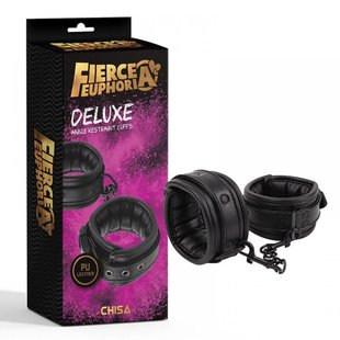 Поножі Chisa Fierce Feuphoria, Deluxe, PU, ​​чорний