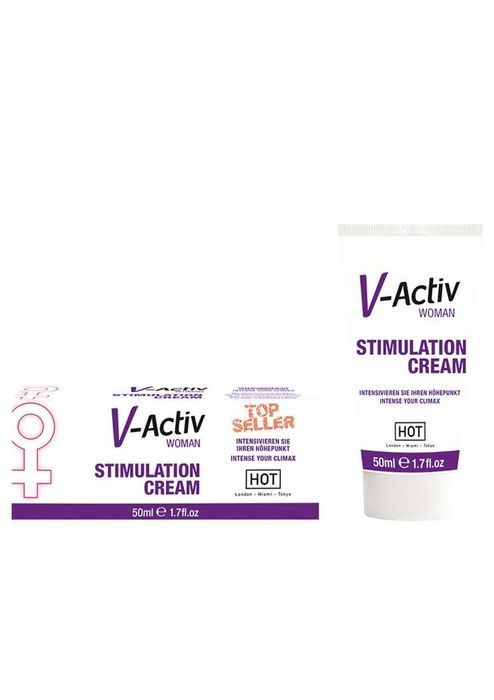 Крем возбуждающий для женщин HOT V-ACTIV, 50 мл