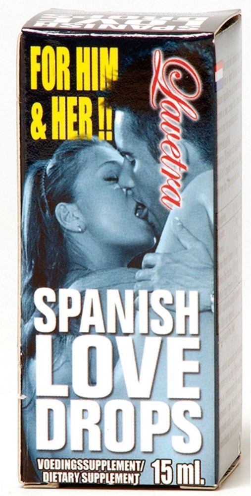 Капельки для разогрева для двоих Cobeco Spanish Lovedrops Lavetra, 15 мл