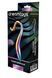 Изогнутый стеклянный фаллоимитатор Dream Toys Glamour Glass, разноцветный