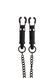 Зажимы на соски Taboom Nipple Play Heavy Duty Adjustable Clamps с чёрной цепочкой