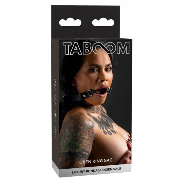 Кляп с кольцом Taboom Open Ring Gag