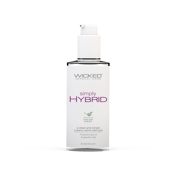 Лубрикант на водній/силіконовій основі WICKED SIMPLY HYBRID 70ML