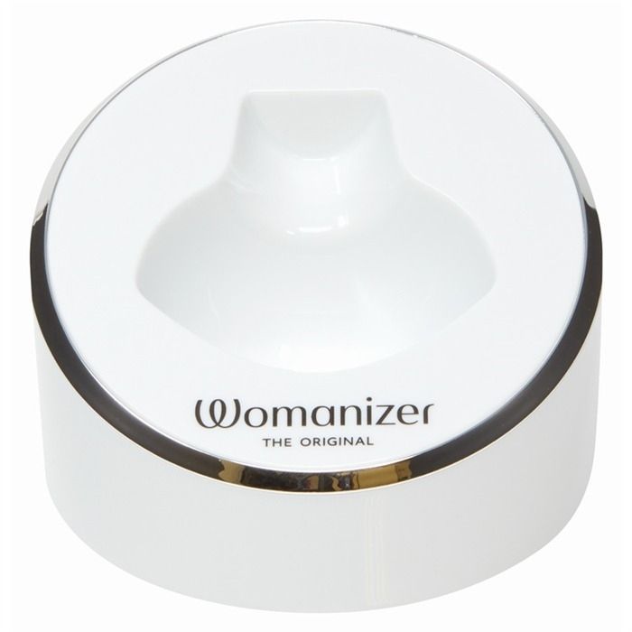 Подставка для вакуумного клиторального стимулятора Womanizer Premium 2 белая