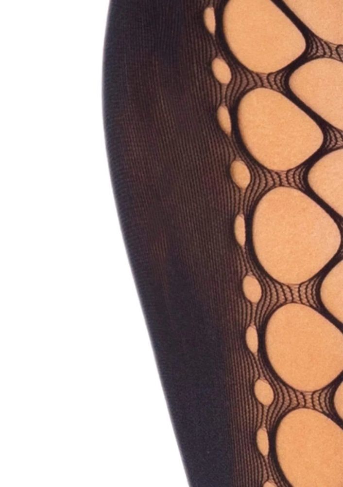 Бодістокінг без бретельок з відкритою спиною Leg Avenue Backless halter bodystocking, чорний