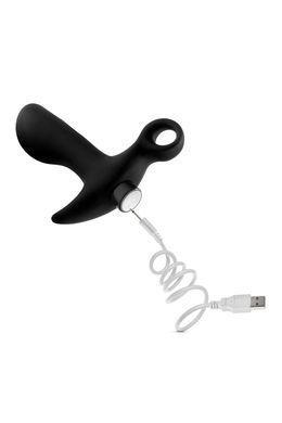 Анальная&nbsp;пробка&nbsp;Blush&nbsp;Anal&nbsp;Adventures&nbsp;Platinum&nbsp;Silicone&nbsp;Vibrating&nbsp;Pros