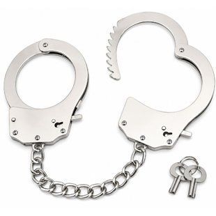 Наручники металлические DS Fetish, серебристые