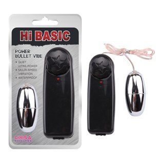 Віброяйце Chisa HI-BASIC Power Bullet Vibe з провідним пультом