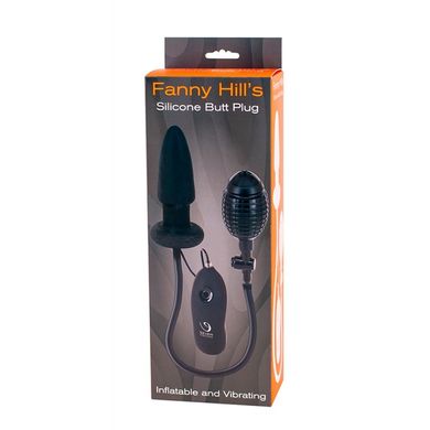 Надувная анальная пробка Seven Creations Fanny Hill Inflatable Buttplug Black