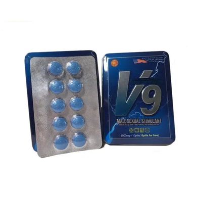 Таблетки для потенції V9 (ціна за упаковку, 10 таблеток)