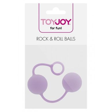 Вагинальные шарики Toy Joy Rock end Roll Balls силикон Фиолетовые