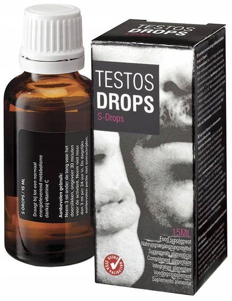 Возбуждающие капли для мужчин Testos Drops (15 ml)