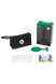 Анальная пробка со смещенным центром тяжести B-Vibe Snug Plug 2, силиконовая, зеленая