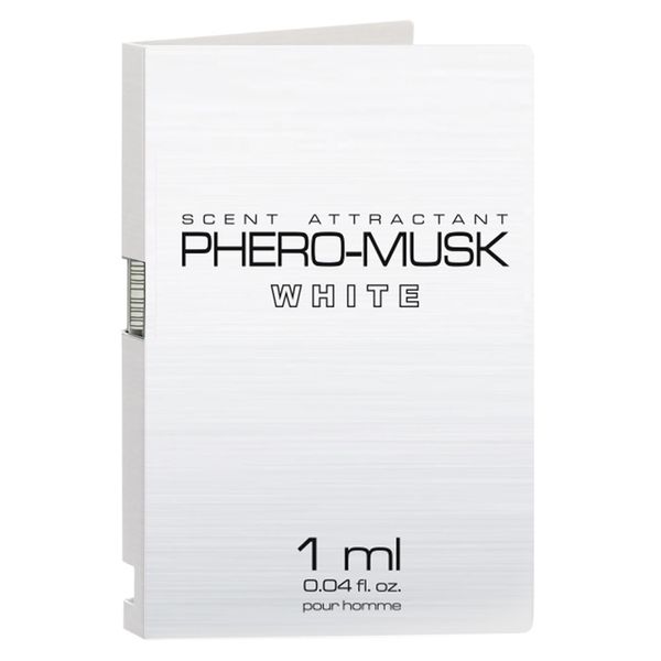Пробник парфуми з феромонами чоловічі Aurora Phero-Musk White for men, 1 ml
