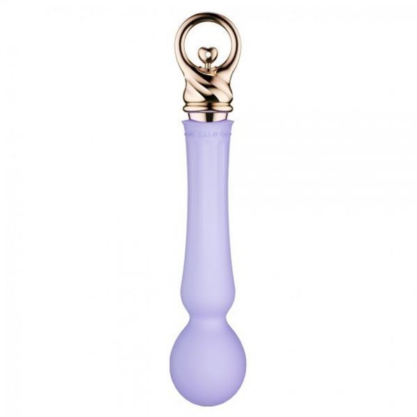 Вибромассажер микрофон ZALO CONFIDENCE с функцией нагрева , Fairy Violet