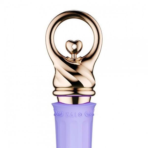 Вибромассажер микрофон ZALO CONFIDENCE с функцией нагрева , Fairy Violet
