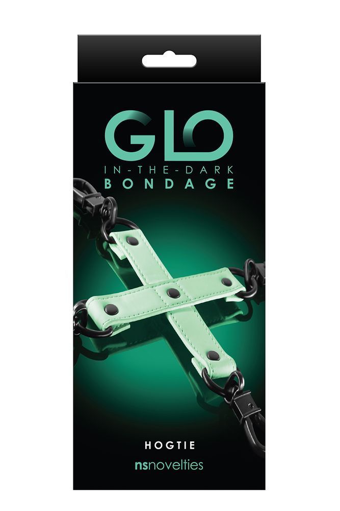 Система фиксации светящаяся NS Novelties GLO BONDAGE HOG TIE