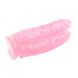Фалоімітатор подвійний на присоску прозорий Chisa Hi-Rubber 9.4 INCH Pink, Рожевий